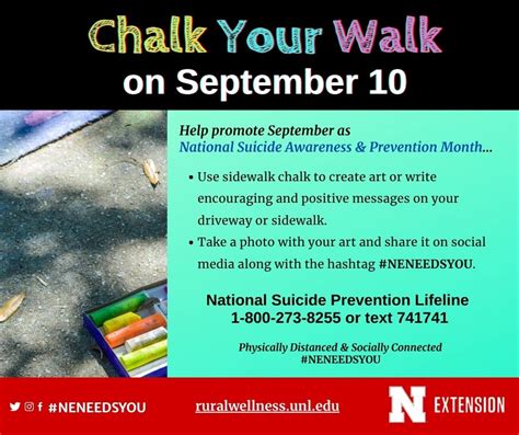 September Is Suicide Awareness And Prevention Month Announce University Of Nebraska Lincoln