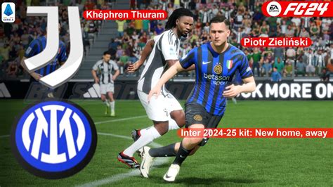 Juventus Vs Inter Serie A 2024 2025 Piotr Zieliński vs Khéphren