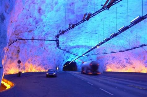 Laerdal Noruega El Túnel Más Largo Del Mundo