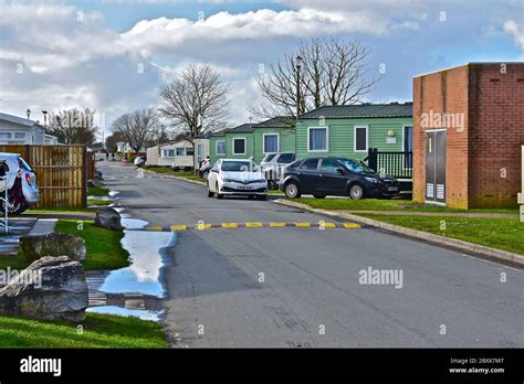 Rows Of Modern Static Caravans At Trecco Bay Holiday Park One Of Parkdeans Resorts At