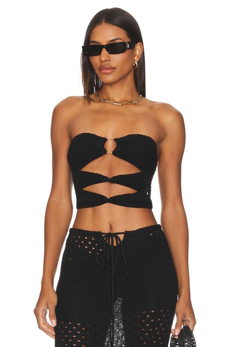 Sndys X Revolve Whitehaven Top In Black Revolve