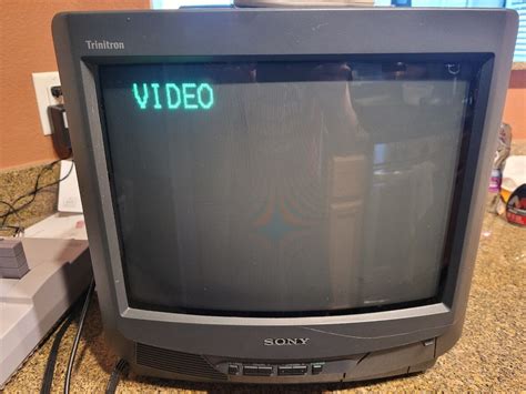 Vintage Used Sony Trinitron Crt Tv Kv M Works Tested No