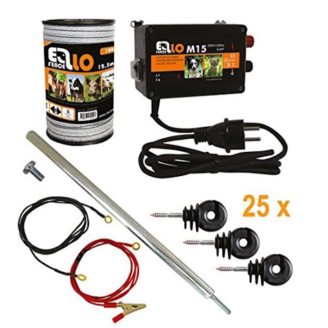 Hobby Ellofence Kit de démarrage complet pour clôture électrique ruban