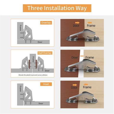 Snapklik 10 Pack 90 Degree Soft Close Surface Mount Spring Hinges