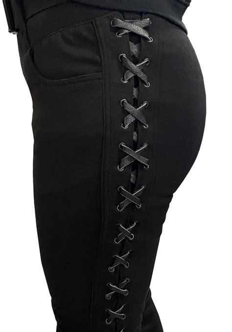 Lace Up Retro Kevlar Leggings Waterproof Ce 17092 Mc Byxa Sharkspeed