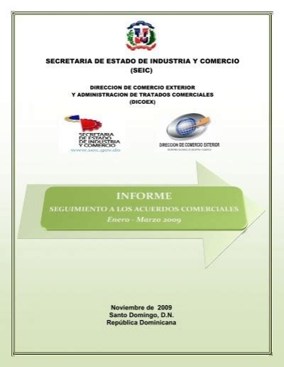 Informe Seguimiento A Los Acuerdos Comerciales