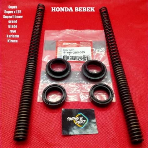 Jual Paket Per Shockbreaker Depan Honda Supra X Fit New Grand Blade