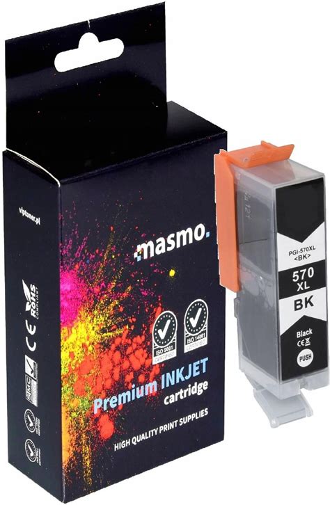 Tusz MASMO TUSZ DO CANON PGI 570PGBK XL BLACK PIXMA TS5050 Do Drukarki