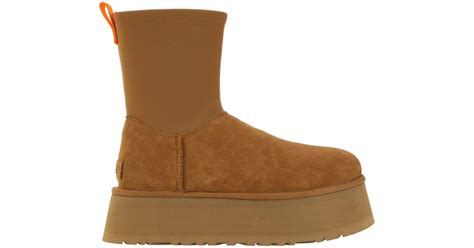 Ugg Classic Dipper Boots In Brown Lyst