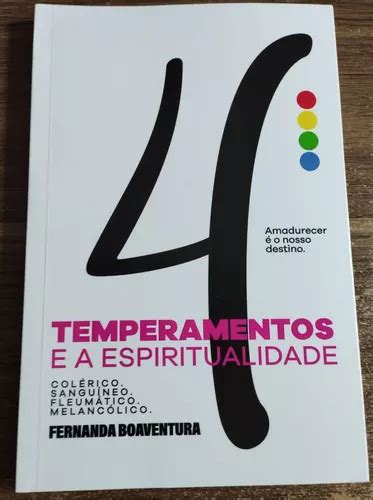 Os 4 Temperamentos E A Espiritualidade Fernanda Boaventura MercadoLivre