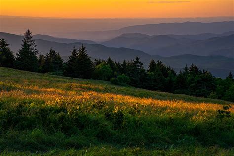 Roan Mountain Sunset Appalachian Appalachia Blue Ridge Tennessee