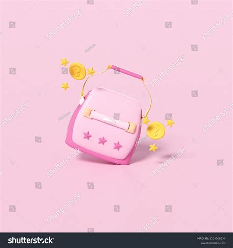 Pastel Color Lady Bag Design Cartoon Stock Illustration 2203208639 | Shutterstock