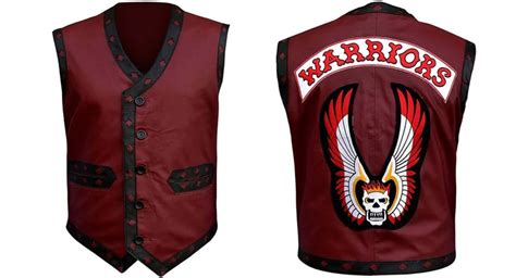 The Warriors Handmade Movie Stylish Vest Leather Jacket Bike Etsy