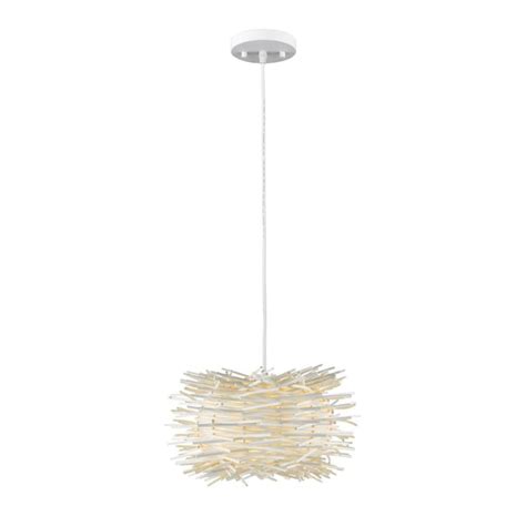 Z Lite Sora White Moderncontemporary Drum Hanging Pendant Light At