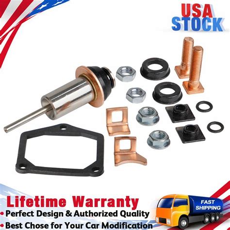 Starter Solenoid Repair Rebuild Kit Contacts Set For Toyota Subaru