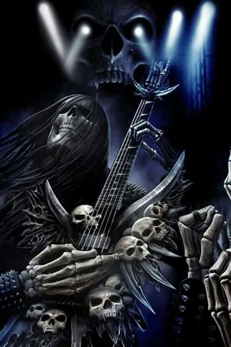 Pin By Tammy Pike On Skull Art Dark Fantasy Art Heavy Metal Art