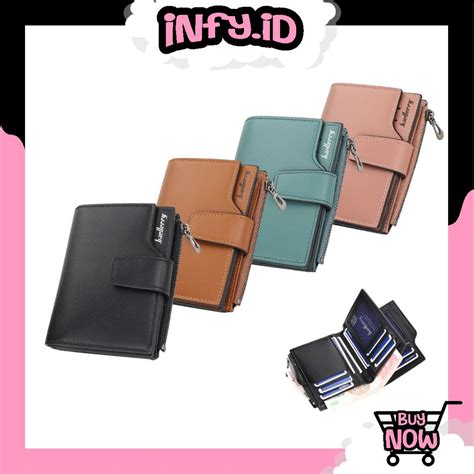 Jual INFY DOMPET BAELLERRY LIPAT WANITA IMPORT KULIT ORIGINAL KECIL