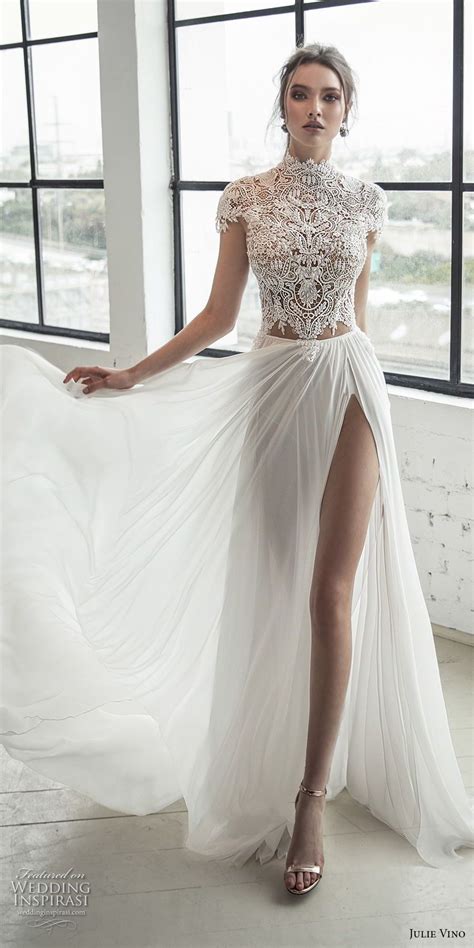 33 Elegant High Neck Wedding Dresses To Try Mrs To Be