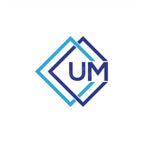 Um Letter Logo Design On Black Background Um Creative Initials Letter