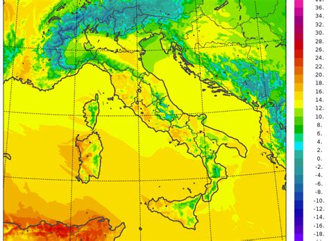 Meteo Le Temperature Massime Di Oggi In Italia 20C A Oristano 18