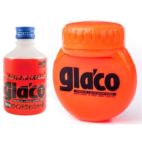 Kit Washer 220ml Big Glaco 120ml Glaco Cristalizador Soft99