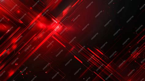 Red Abstract Gaming Background Premium Ai Generated Image