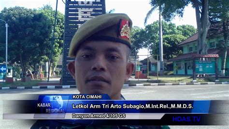 YON ARMED 4 105 GS GELAR P4GN BERSAMA BNN KOTA CIMAHI YouTube