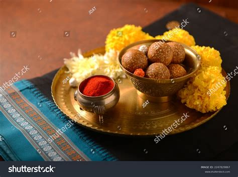 666 Woman Greetings Puja Thali Images, Stock Photos & Vectors | Shutterstock