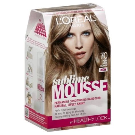 L Oreal Paris Healthy Look Sublime Mousse Haircolor Pure Dark Blonde