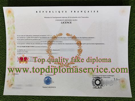 How To Own A Fake Universit Grenoble Alpes Diploma In France