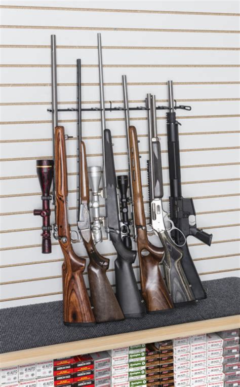 Slat Wall Gun Displays RACK EM RACKS