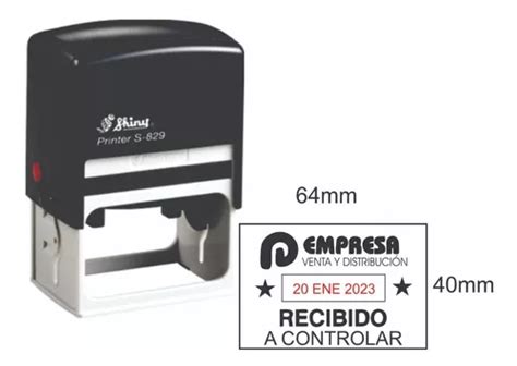 Sello Fechador Autoentintable Bicolor Dise Os Y Envio Gratis Env O Gratis