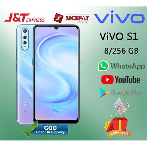 Jual Hp Vivo S1 Ram 8256gb Smartphone 4g Let 638 Inches Layar Tetesan