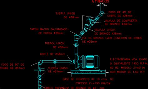 Planos De Bombas Y Señalizacion Electrica En Dwg Autocad Equipos De