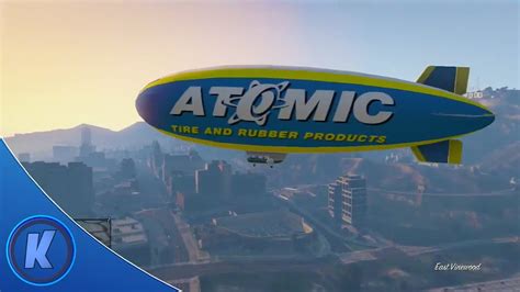 Grand Theft Auto 5 ATOMIC BLIMP How To Get BLIMP Gameplay GTA V