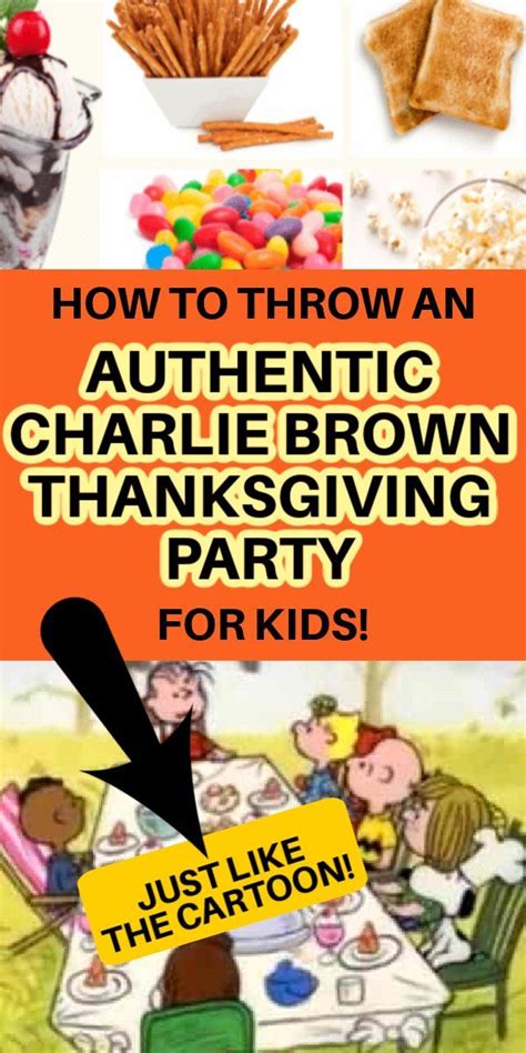 Charlie Brown Thanksgiving Activities How To Throw A Charlie Brown