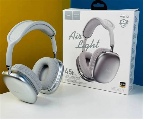 Hoco W35 Air Wireless Headphone – Silver Color – DropShop 2.5 | Drop ...