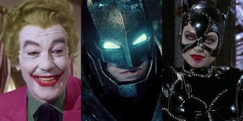 Every Actor Who Has Played A Major Batman Character