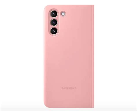 Samsung S21 Smart Clear View Cover Pink At Mighty Ape Nz