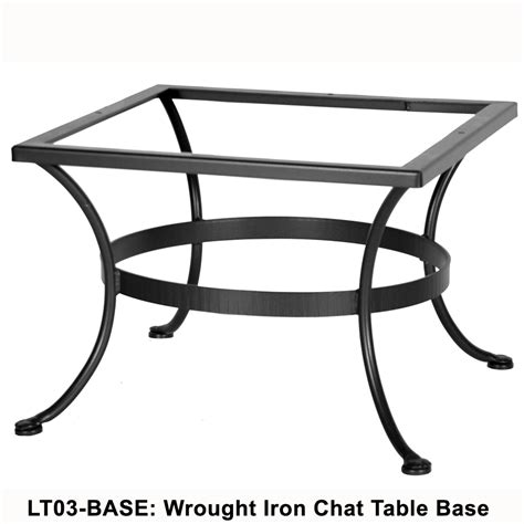 Ow Lee Standard Wrought Iron Counter Height Bistro Table Base Ct01 Base