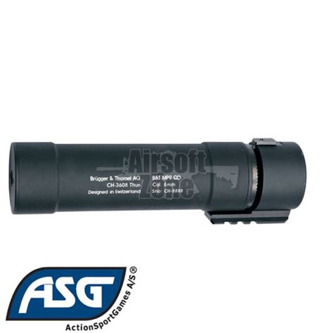 Silencer for B&T MP9 GBB ASG - Airsoft Zone UK