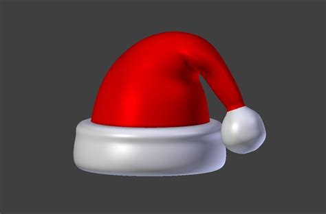 Santa Hat 3d Asset Cgtrader