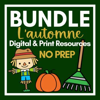 French Fall Bundle L Automne By Mme I S Resources Tpt