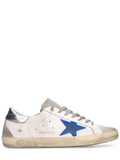 Baskets En Daim Et Cuir Super Star 20 Mm Golden Goose Homme