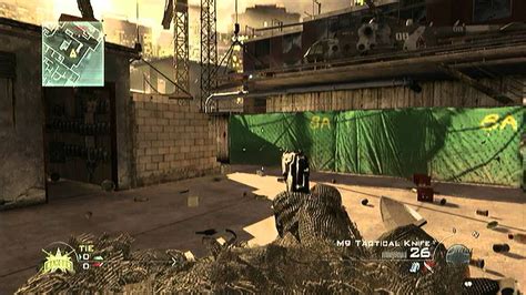 Mw2 Trick Shot Tutorial Tactical Knife Barrel Roll Back Flip Youtube