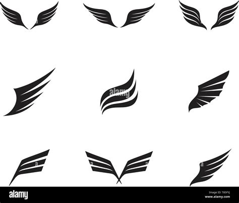 Wing Logo And Symbol Business Template Vector Stock Vector Image And Art