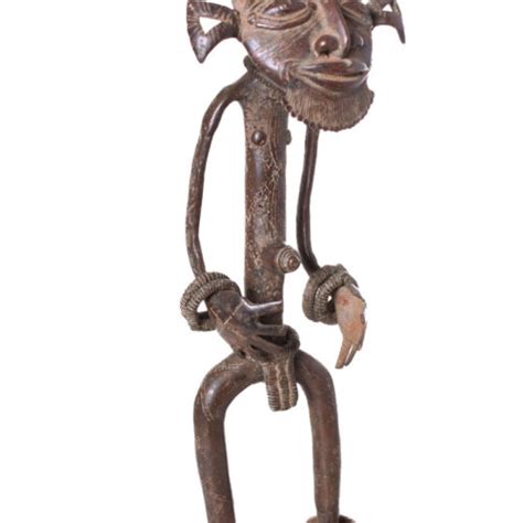 Ancestor figure - Bronze - Tikar - Cameroon - Asian African Art