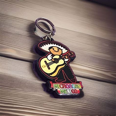 Mexican Michoacan Mariachi Key Chain Llaveros Mexicanos Ebay