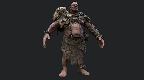 3D model Ogre Troll Giant Warrior Monster VR / AR / low-poly | CGTrader