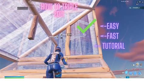 How To Triple Edit In Fortnite Easy On Keyboard With Hand Cam Youtube